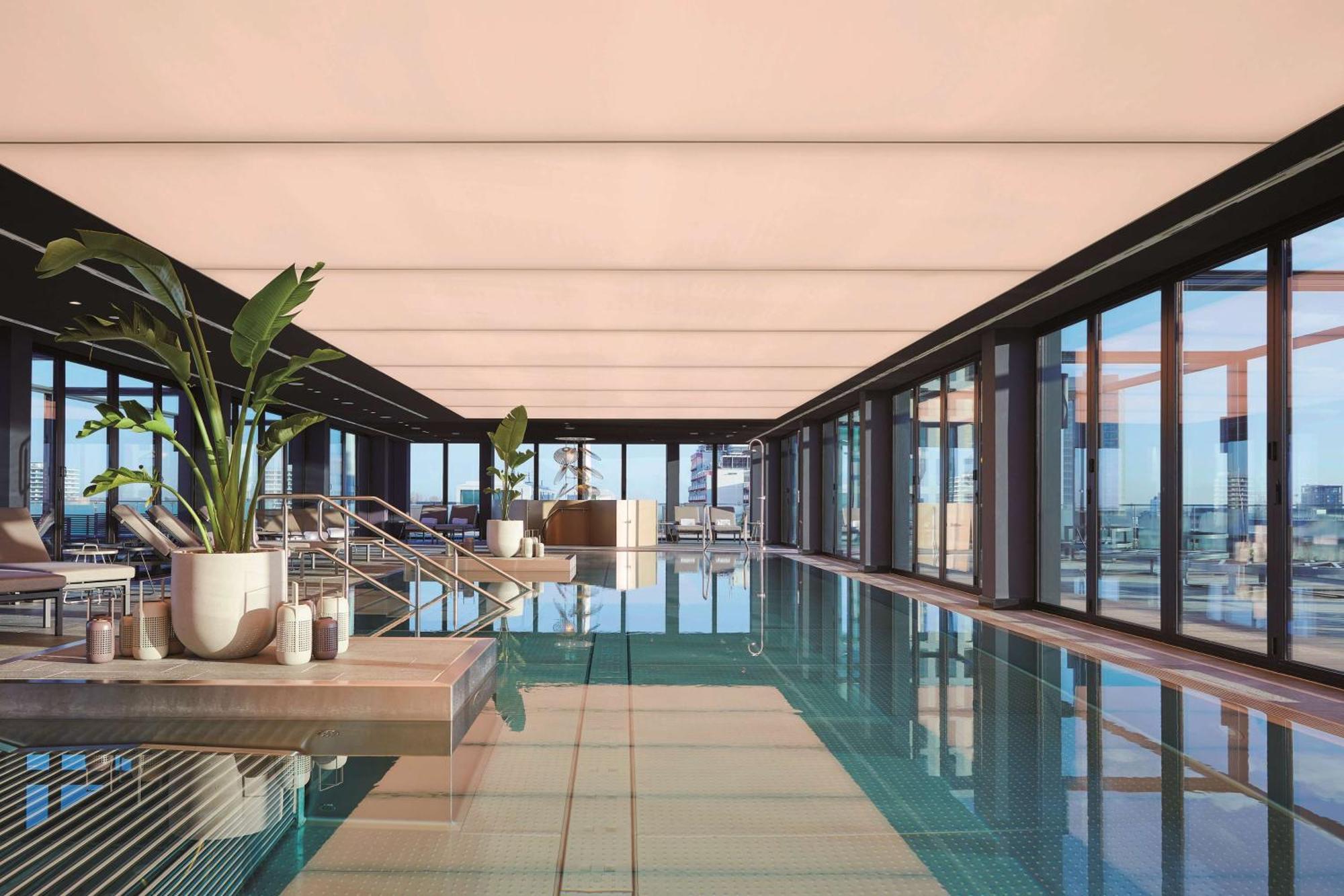 أنداز ميونخ شفابينجر تور - إيه كونسيبت باي حياة ميونيخ المظهر الخارجي الصورة The pool at the 101st floor